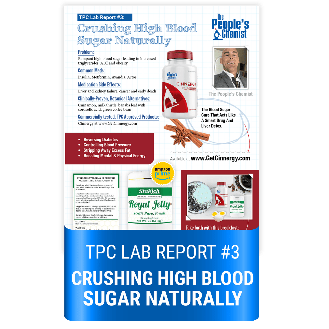 Crushing High Blood Sugar Naturally! ($49.95 Value FREE) - Crushing High Blood Sugar Naturally! ($49.95 Value FREE) - The People's Chemist - The People's Chemist